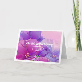 Tarjeta de cumpleaños Alles Gute zum Geburtst