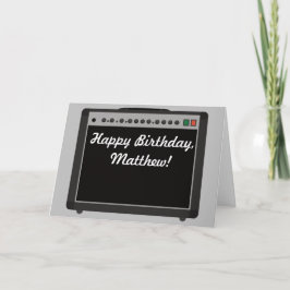 Tarjeta de cumpleaños amplificador personalizada p