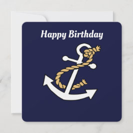 Tarjeta de cumpleaños Anchor Away