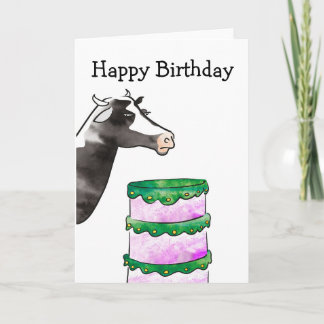 Tarjeta de cumpleaños animal