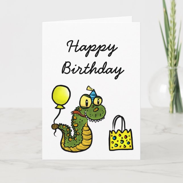 Tarjeta de cumpleaños animal #7 (Anverso)
