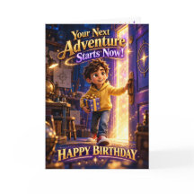 Tarjeta de cumpleaños AnimatedLabbs Aventura de Zi