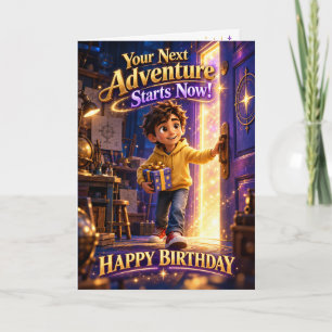 Tarjeta de cumpleaños AnimatedLabbs Aventura de Zi