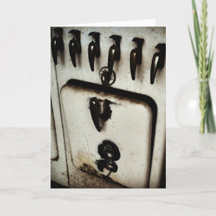 Tarjeta de cumpleaños "Antigua cocina"