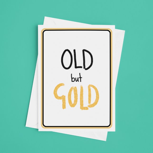 Tarjeta de cumpleaños antigua pero de oro (Subido por el creador)