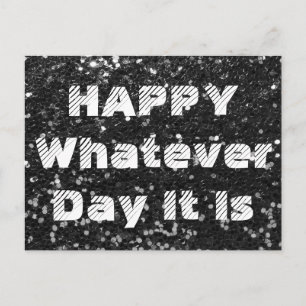 Tarjeta de cumpleaños antinatalidad de Purpurina n