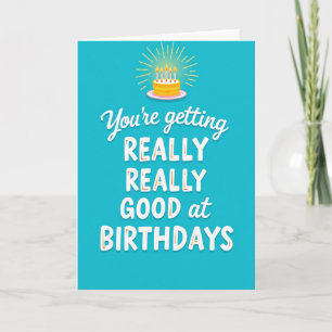 Tarjeta de cumpleaños Aquamarina