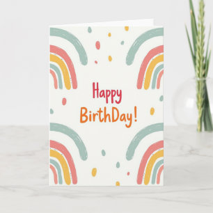 Tarjeta de cumpleaños Arcos Alegres