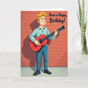 Tarjeta de cumpleaños artística