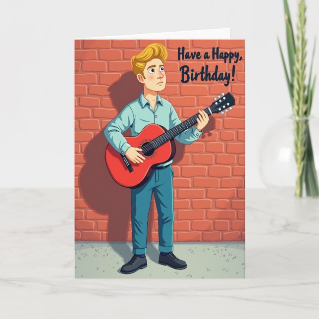 Tarjeta de cumpleaños artística (Anverso)