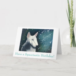 Tarjeta de cumpleaños asteroide