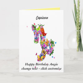 Tarjeta de cumpleaños Astrología