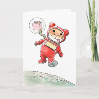Tarjeta de cumpleaños AstroMouse