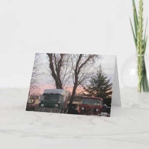 Tarjeta de cumpleaños "Atardecer acuarela"