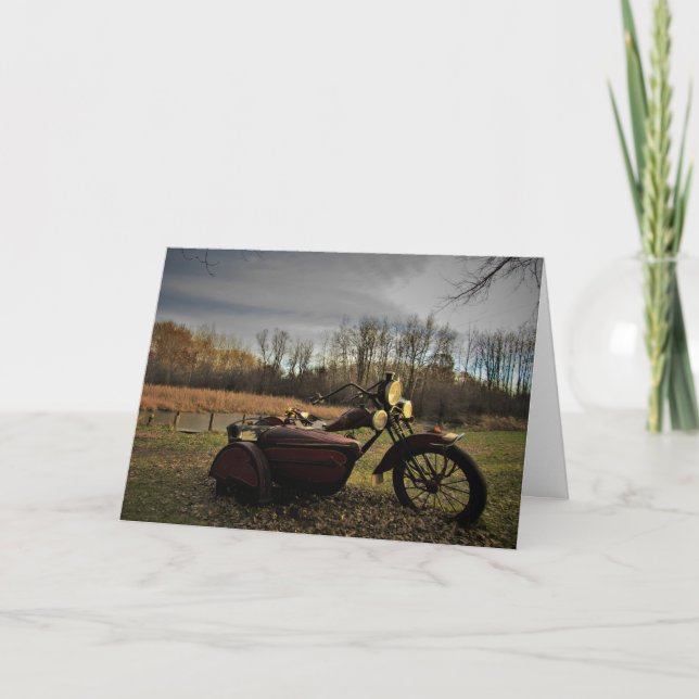 Tarjeta de Cumpleaños "Aún un amigo de confianza" (Anverso)