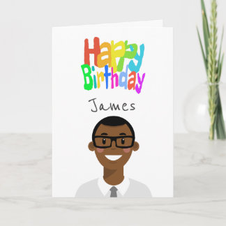 Tarjeta de cumpleaños Avatar personalizada