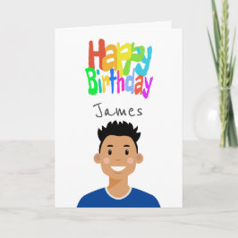 Tarjeta de cumpleaños Avatar personalizada