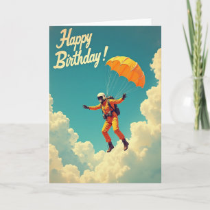 Tarjeta de cumpleaños aventurera