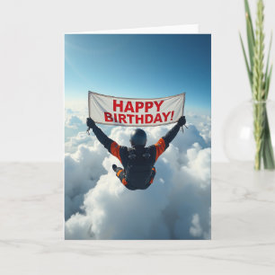 Tarjeta de cumpleaños Aventurero del cielo