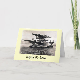 Tarjeta de cumpleaños - Avión compuesto Mayo - Mai