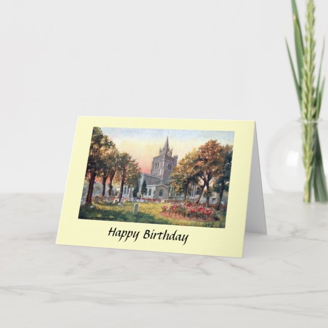 Tarjeta de cumpleaños - Aylesbury, Buckinghamshire (Anverso)