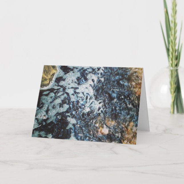 Tarjeta de cumpleaños "Baby Bullheads Feeding" (Anverso)