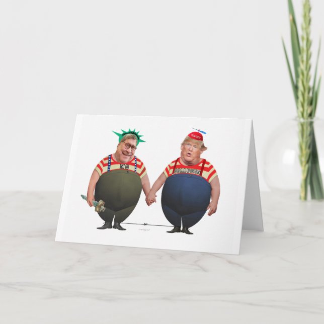 Tarjeta de cumpleaños Bajando la Barrera (Anverso)