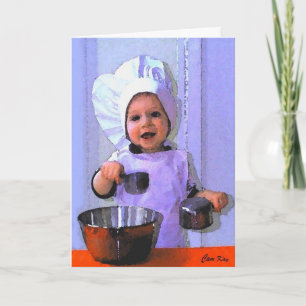 tarjeta de cumpleaños Baker Boy
