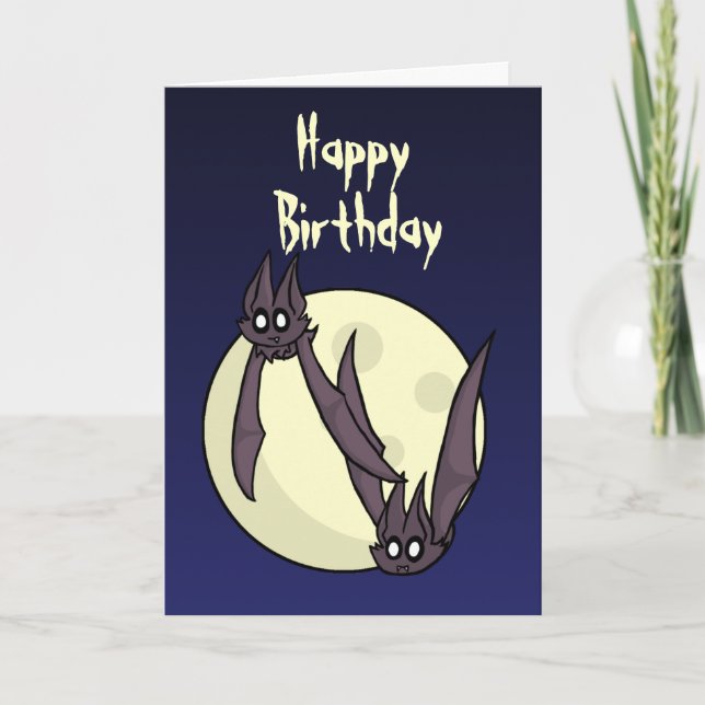 Tarjeta de cumpleaños Batty (Anverso)