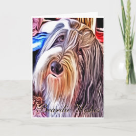 Tarjeta de cumpleaños Beardie Wishes