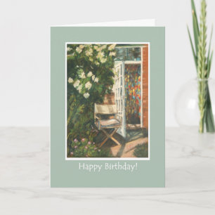 Tarjeta de cumpleaños Bella Artes - Asiento al sol