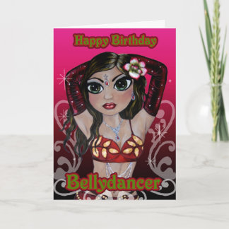 Tarjeta de cumpleaños Belly Dance