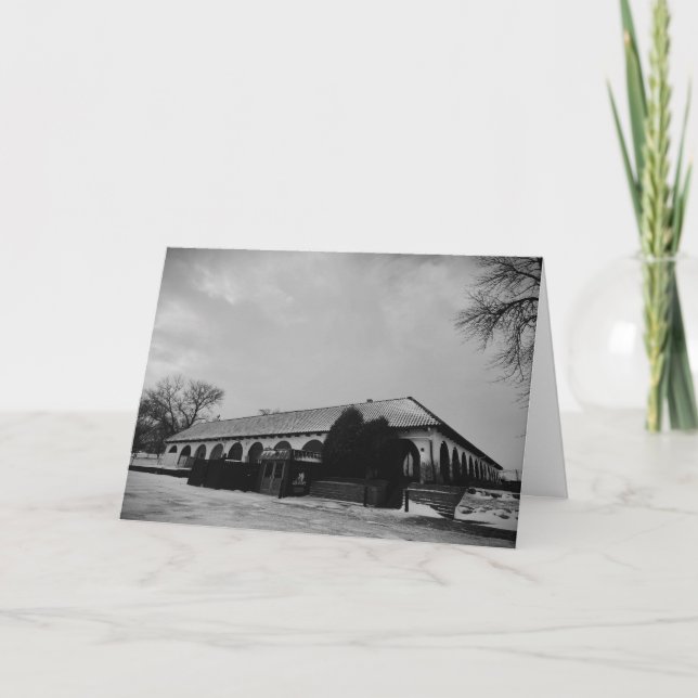 Tarjeta de cumpleaños "Benchcálier Bob's Restauran (Anverso)