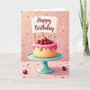 Tarjeta de cumpleaños Berry Delight