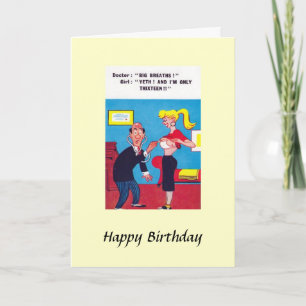 Tarjeta de cumpleaños - "Big Breats", tarjeta de h