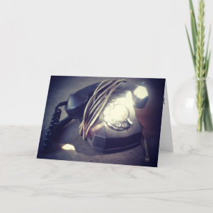 Tarjeta de cumpleaños "Black Rotary"