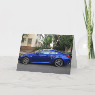 Tarjeta de cumpleaños Blue Lexus Bird