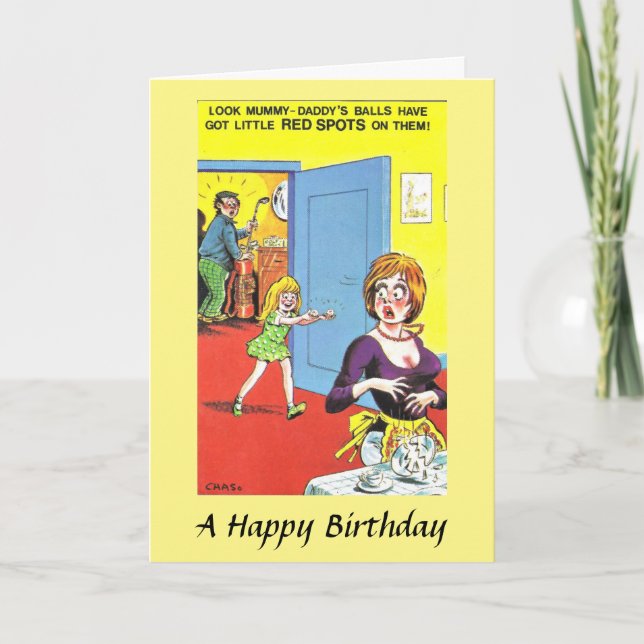 Tarjeta de cumpleaños - Bolas de golf (Anverso)