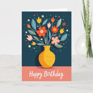 Tarjeta de cumpleaños Bouquet Bloom