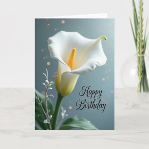 Tarjeta de cumpleaños brillante y alegre