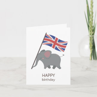 Tarjeta de cumpleaños británica