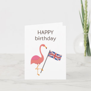 Tarjeta de cumpleaños británica