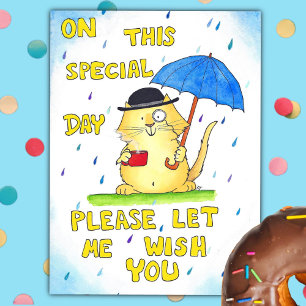 Tarjeta de cumpleaños BRITÁNICA de Nicole Janes