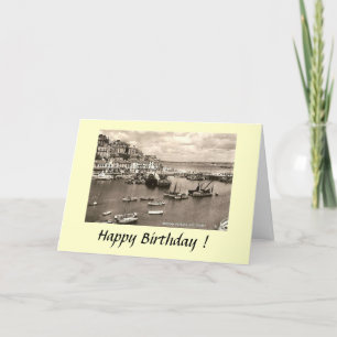 Tarjeta de cumpleaños - Brixham, Devon