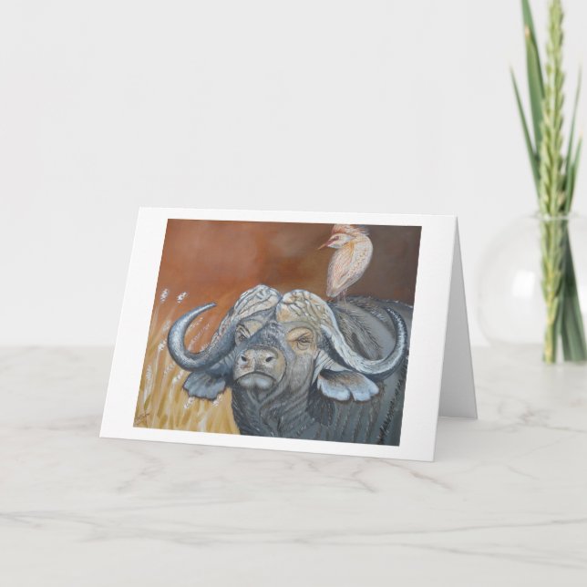 Tarjeta de cumpleaños Buffalo (Anverso)