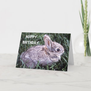 Tarjeta de cumpleaños Bunny Rabbit