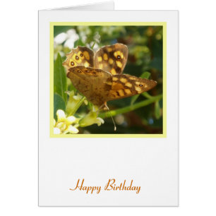 Tarjeta de cumpleaños Butterfly