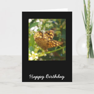 Tarjeta de cumpleaños Butterfly