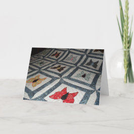 Tarjeta de cumpleaños Butterfly Quilt