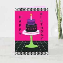 Tarjeta de cumpleaños Cakey Serie 2